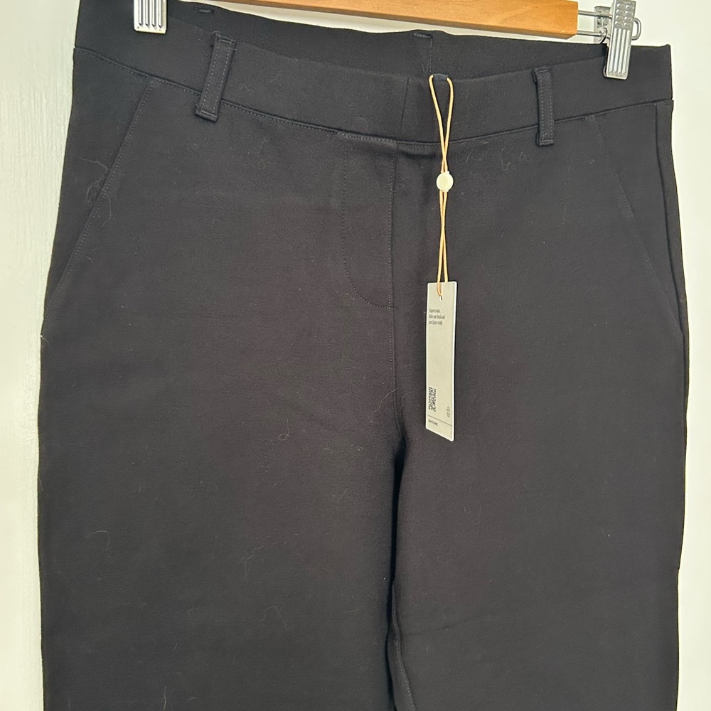 Quince Black Trousers stretchy